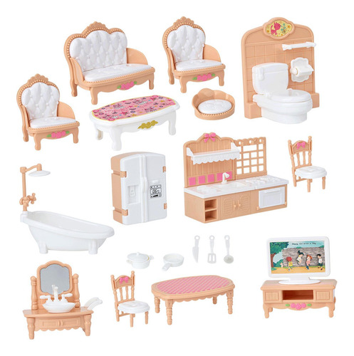 Juego De Muebles Para Casa De Muñecas Escala 1:12,