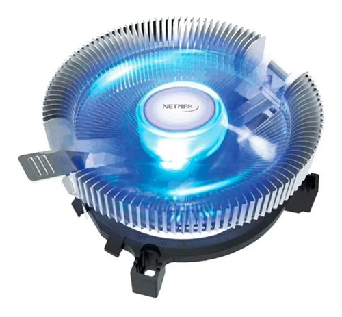 Cooler Cpu Gamer Led Azul Intel 775 1150 1156 Amd Am2 Am3 Pc