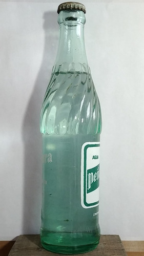 Botella Agua Mineral Peña Pura Vintage Retro De Colección