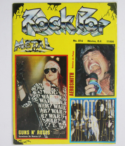 Gusanobass Revista Rock Pop Metal 216 Guns N Roses Sepultura