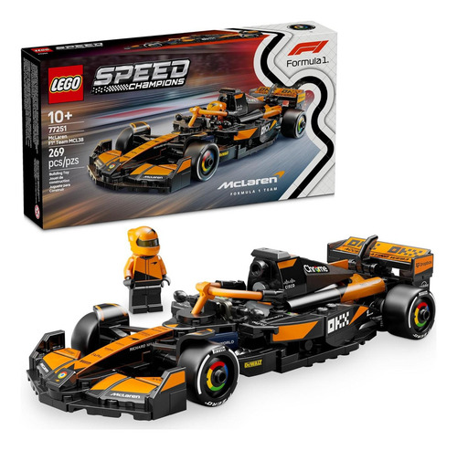 Lego Speed Champions Mclaren F1 Mcl38 Juguete 269 Piezas