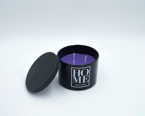 Imagem 4 de 6 de Kit 2 Velas Decorativas Com Copo De Vidro E Tampa