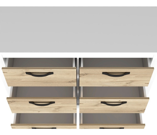 Comoda Z-120 Bi-color Blanco/duna 4c / 2p