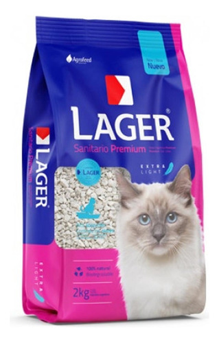 Bolsa Sanitaria Para Gato Lager 2kg Pack X2 Unidades