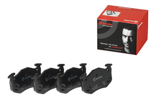 Balatas Bajos Metales Tra Peugeot 206 01 Al 08 Brembo