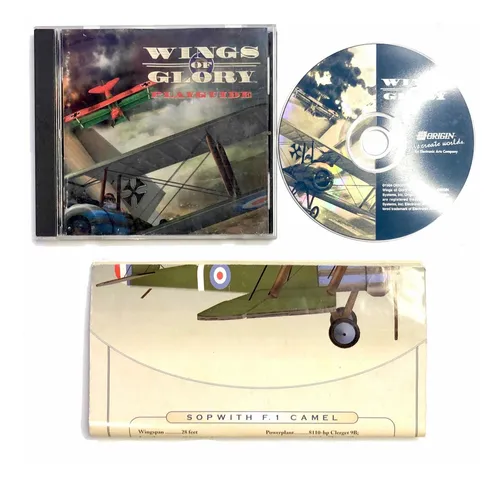 Wings Of Glory - Juego Original Pc Cd Big Box 1994 Simulador (Usado)