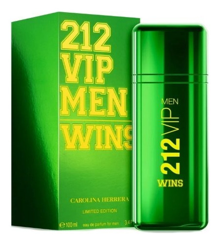 Perfume Carolina Herrera Men's 212 Vip Wins For Men Original