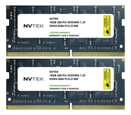 Nvtek Actualizacion De Memoria Ram Para Laptop Ddr4-2666 Pc4