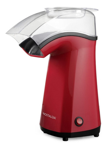 Máquina de crispetas Nostalgia APH200 aire caliente roja 1040W 120V