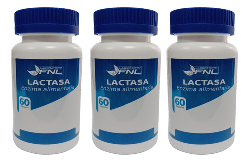 Lactasa Fnl 180 Capsulas 3x60 Caps.  Intolerante Lactosa