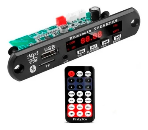 Imagem 3 de 5 de Placa Decodificador Usb P/ Caixa Ativa Mp3 Fm Aux Bluetooth