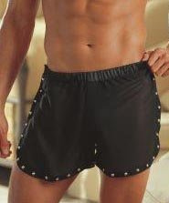 Boxer De Chiffon W Tachonado Recorte Negro Ml