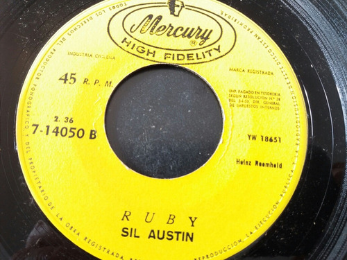 Vinilo Single De Sil Austin Ruby( V109