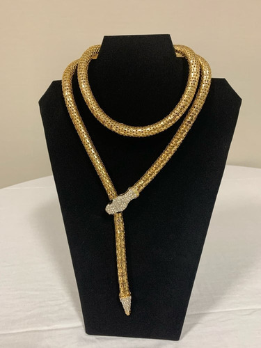 Collar Pulsera Cinturón De Serpiente Mujer