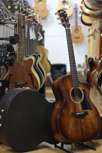 Violão Taylor 224ce-k Dlx Koa Grand Auditorium Eletrico C/ Case