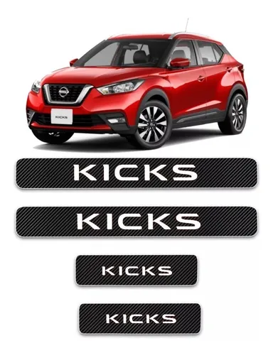 comprar Sticker Protección De Estribos Nissan Kicks Fibra De Carbono