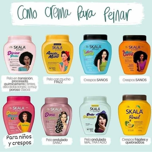 Kit Skala Shampoo Acondicionador Y Mascara Bomba Vitamina