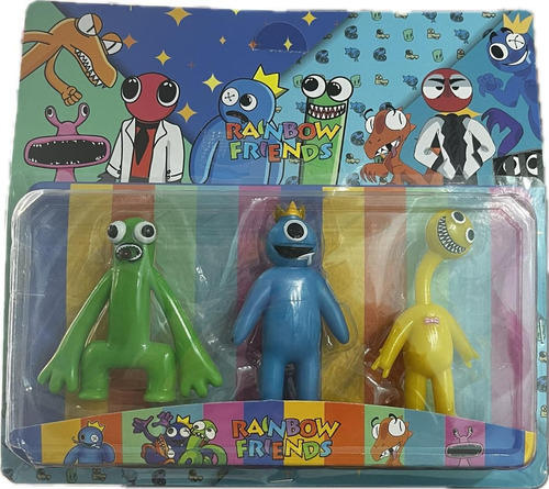 Muñecos Figura De Accion Rainbow Friends X3 Varios Modelos