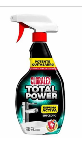 3 Pzas Limpiador En Espuma Cloralex Baños Antisarro 650 Ml
