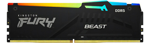 Memoria Ram Ddr5 16gb 5600mt/s Kingston Fury Beast Rgb Cl40