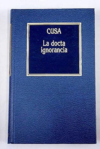 Libro, La Docta Ignorancia De Cusa.