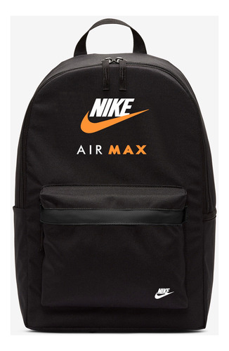 Mochila Nike Air Max Heritage Original 2.1 Color Negro/ Naranja