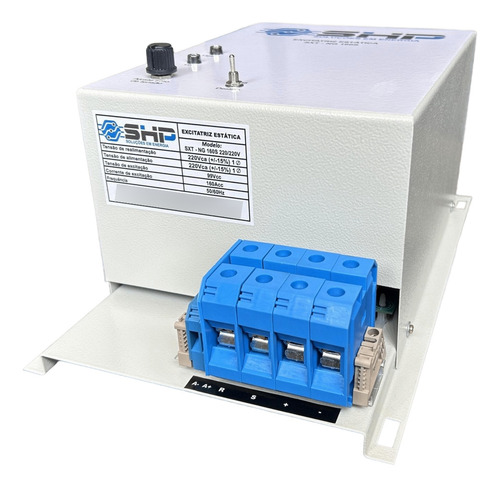 Excitatriz Estática Avr Para Gerador Com Escovas Até 450 Kva