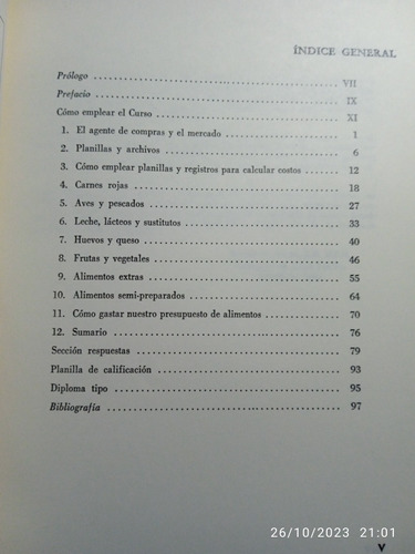 1)preparación De Alimentos 2) Adquisición De Alimentos + 2.. (Usado)