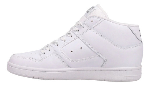 Dc Shoes Manteca 4 Mid Para Dama Color Blanco, Plata