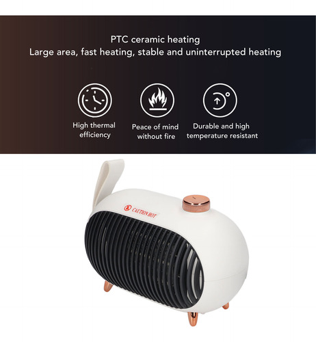 Calentador Pequeño De Cerámica Ptc De 900 W, Calentamiento R