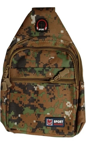 Bolso Camuflado Mochila Cruzado Morral Urbana Bandolera 