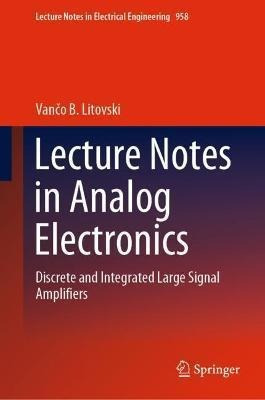 Libro Lecture Notes In Analog Electronics : Discrete And ...