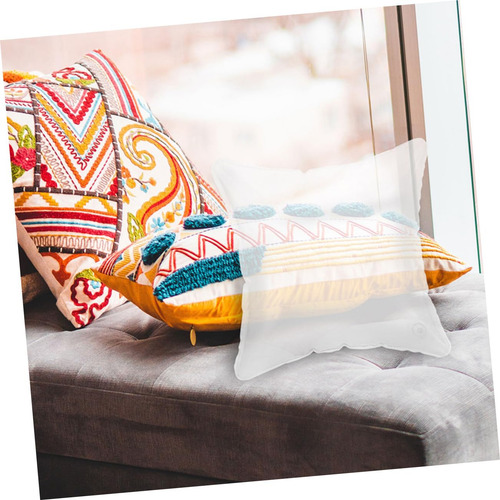 Almohada Inflable Transparente Cómoda Para Camping Y Viajes