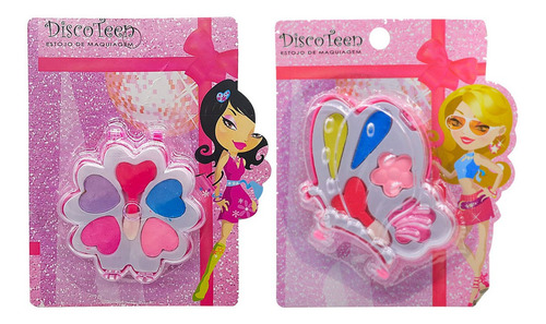 Imagem 8 de 8 de Kit Maquiagem Infantil Completo Polvo Esmaltes Sombras Bz133