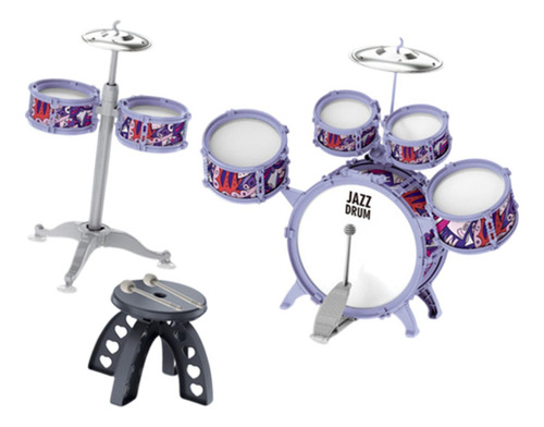 Ditdlers Jazz Drum Kit Cymbal Y Drumstick Desarrollo De