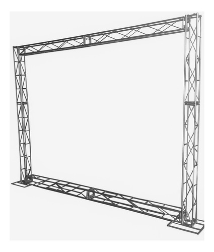 Imagem 1 de 4 de Treliças Kit Trave Box Truss Q15 Backdrop Aço 2,5x5m - Stfer