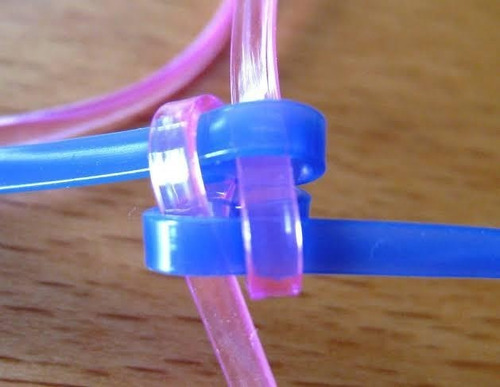 24 Cordon De Plastico Para Tejer Pulsera Juguete Premio May