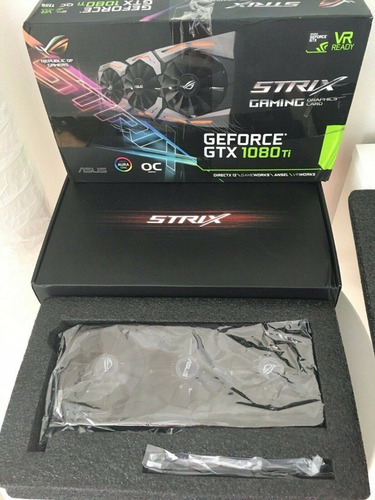 Imagen 1 de 6 de Nuevo Asus Geforce Gtx1080ti Rog Strix Oc11gb Original