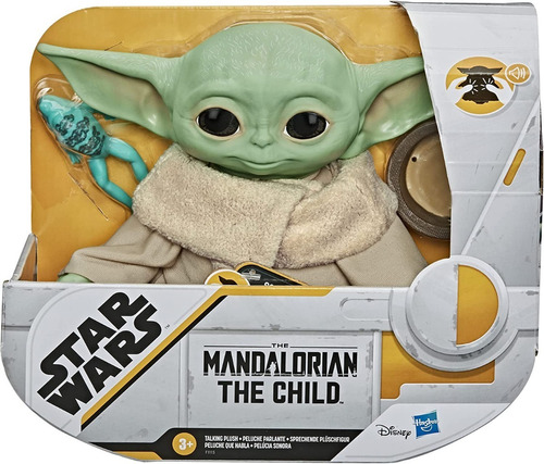 Star Wars Muñeco Baby Yoda Peluche Habla Original Hasbro