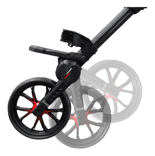 Imagen 4 de 6 de Buke Golf Carro Bag Boy Nitron 3 Ruedas Plegable
