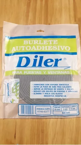 Burlete espuma autoadhesivo - La Goma Argentina