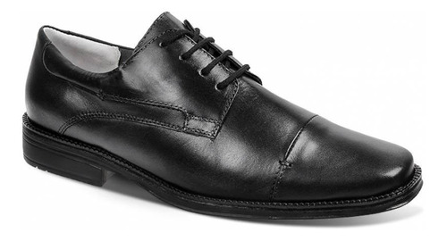 Sapato Masculino Em Couro Sandro Moscoloni Jackman Preto