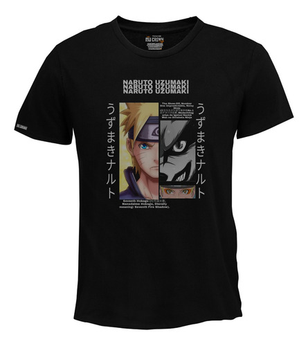 Camiseta Premium Hombre Naruto Shippuden Anime Bpr2