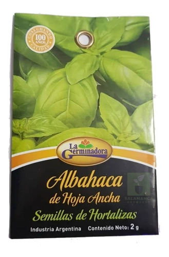 Semillas Albahaca Hortalizas La Germinadora Salamanca