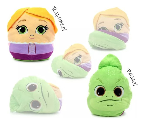 Peluche Reversible 27cm Rapunzel Y Pascal Phi Phi Toys Pd016