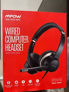 Mpow Hc6 Auricular Bh328a 3.5mm Jack Usb Micrófono De Oro