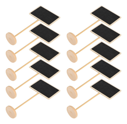 Tarjetas De Mesa Tipo Pizarra, 10 Unidades, Miniletreros De