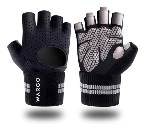 Guantes Con Muñequera Wargo Entrenamiento Gimnasio Pesas Gym