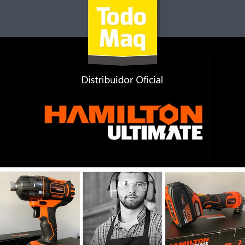 Imagen 10 de 10 de Minitorno Eléctrico 130w Con Accesorios Y Maletín Hamilton