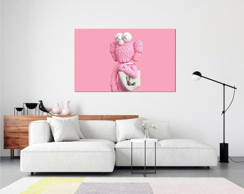 Cuadro Kaws Rosa | 90x60